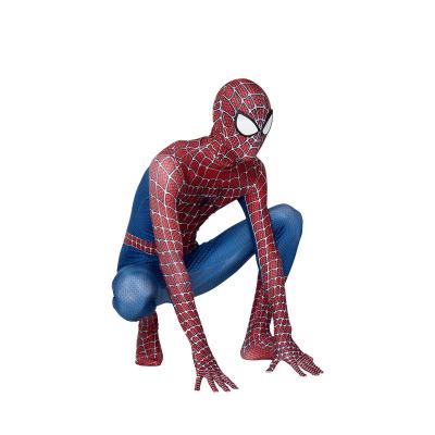 China 2021 New Polyester Halloween Costume Spider Man Cosplay Fancy Jumpsuit For Stage Kids Halloween Cosplay Adult Black Red Ladybug Suitl for sale