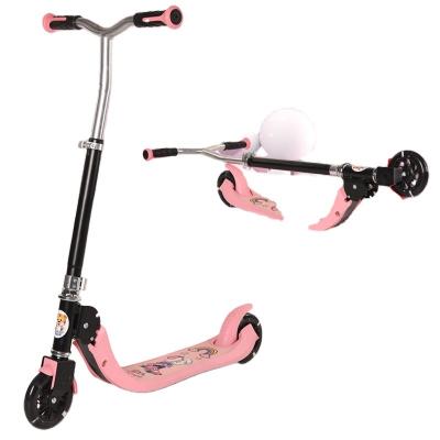 China Plastic Cheap Kids Toy Scooter With Led Flashing Wheels Scooter Kids Foldable Baby Kids Scooters 2022 for sale