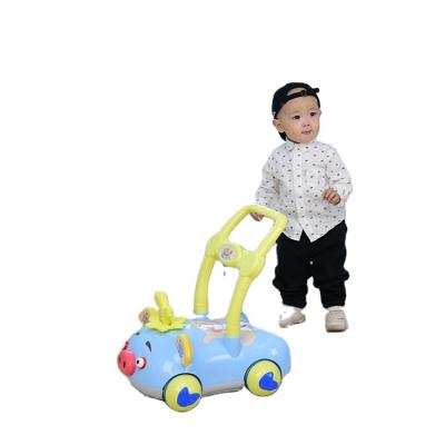 China Hot-selling Toy Plastic Children's Baby Walker Music Sliding Anti-Rollover Multifunctional Baby Walker for sale