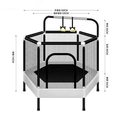 China Without net cheap price kids sports trampoline protector indoor kids jumping bed trampoline for sale