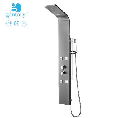 China Without Sliding Bar 2020 S281 Bestseller Led Light Rain Shower Thermostatic Shower Column Shower Wall Panel for sale