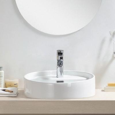 China Modern Ceramic Basin Drop In Basin Bathroom Vanity Hand Sink Vessel Drops for sale