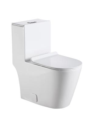 China Double-Flow Ceramic Sanitary Ware Toilet One Piece WC With Cupc Certificate for sale