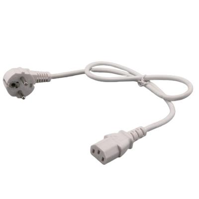 China High quality electronic materials and being color consistent white power cord for sale