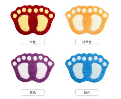 China Single Foot Pattern Bathroom Environmental Protection Non Slip Sustainable Absorbent Household Floor Mat for sale