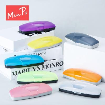 China New Fashionable .eco-friendly 2021 Plastice spectacle boxes unisex cases for optical glass fashionable transparent reading glasses box custom logo for sale