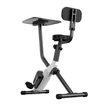 China Wholesale New Design X-Bike Indoor Home Stationary Folding Home Use Fitness Magnetic Exercise X Bike With Desk for sale