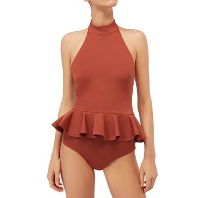 China New Hot Selling Anti-UV Off-shoulder Anti-UV Bikinis High Quality Beach Wear Women Swimwear With Ruched for sale