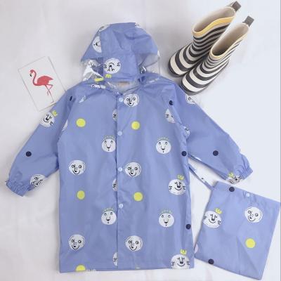 China Bachelorette Waterproof Clothes Miniatree Fashion Raincoat Rain Poncho Kids Raincoat With Cartoon Design For Kids for sale