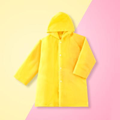 China Rainy Day Miniatree Fashion Raincoat High Quality Fabric Customized Raincoat Kids Waterproof PU Raincoat For Kids Cute Print for sale