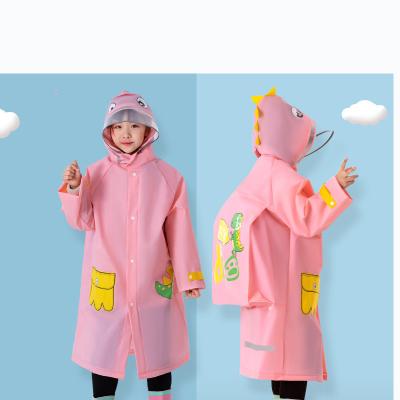 China Customized Miniatree Rainy Day Fashion High Quality Custom Raincoat Children's Waterproof Clothing Customized PU Raincoat For Kids for sale