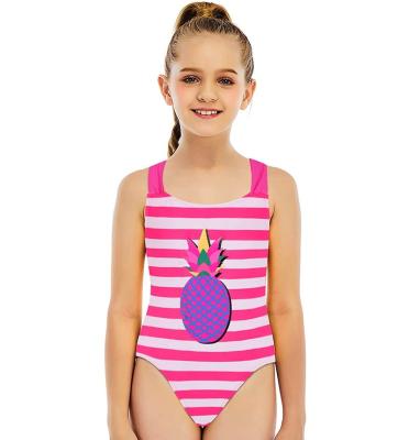 China Miniatree Swimwear Baby Bathing Suit Antibacterial Custom Print Designer One Piece Swimsuit for sale