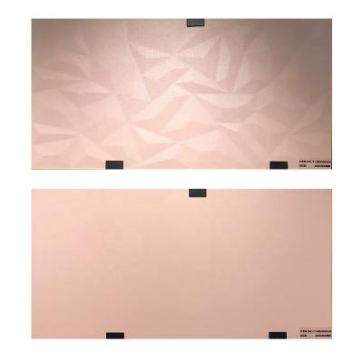 China Modern Shiny Pink Bathroom Color Ceramic Wall Tiles 300x600 for sale