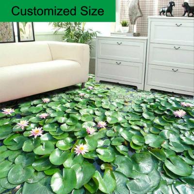 China Decorative 3d pvc sticker hot sale waterproof custom self adhesive floor and wall home stickers for sale