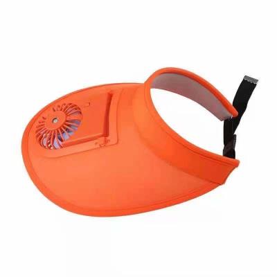 China Anti-fall hat fan is necessary for hot weather, with a hat sunscreen, the fan can be directly turned on to cool for sale