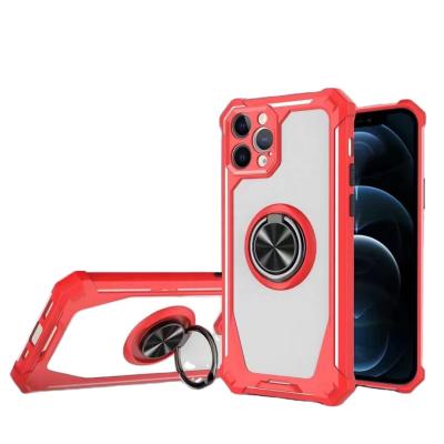 China Anti-drop the new mobile phone case, adding ring bracket and anti-drop function, fashion trend for sale