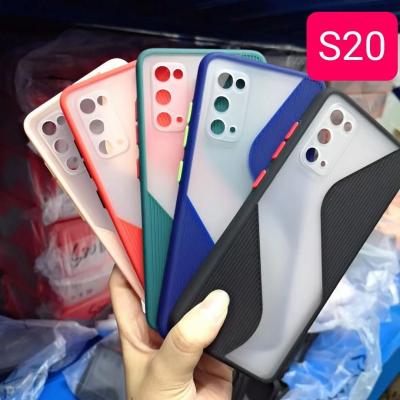 China Anti-fall Wholesale Price S-shaped Pattern Plastic Customizable Mobile Phone Case for sale