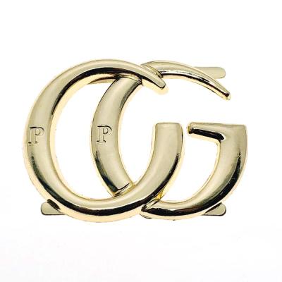 China Nickel Free/Lead Free OEM Metal Logo Letter Tag Fashion Metal Plate Custom Plating Label Zinc Alloy Tag For Bags for sale