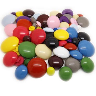 China Wholesale Mushroom 10mm Outdoor Multi-size Dry Cleaning Bow Plastic Polyester Clothes Resin Sewing Leg Buttons for sale