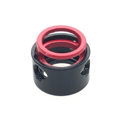 China Factory Direct Sale Nickel Free Customized Color Metal Round Shape Adjustable Metal End Rope Stopper for sale