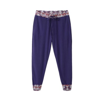 China Breathable New Minimalist Purple Knit Pajamas Home Use Pajamas For 2022 for sale