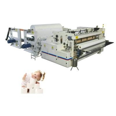 China 200~230m/Min Fully Automatic Toilet Paper Manufacturing Machine For Factory Use for sale