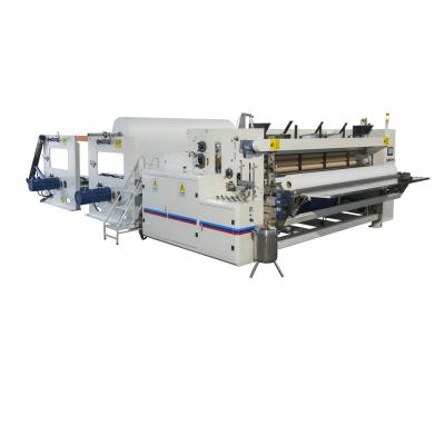 China Máquina de procesamiento de papel higiénico de alta velocidad / maxi roll de tipo envoltorio automático en venta