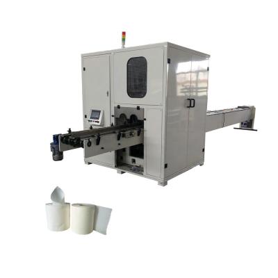 China Double Tracks High Speed Large Capacity Toilet Paper Roll Cutting Machine For Tissue Factory Use for sale