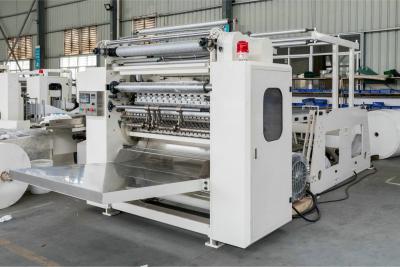 China Full Automatic Bottom Output Hanging type V fold Facial Tissue Paper Making Machine Production Line for sale