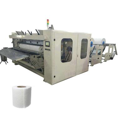 China High Speed And High Quality Commercial Toilet Tissue Paper Rewinding Machine for sale