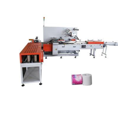 China Automatic Bathroom Toilet Roll Paper Packaging Machine Mixed Driven type 380V 50Hz for sale