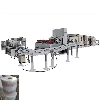 China Full automatic shrink film package industrial maxi roll making machine production line for sale