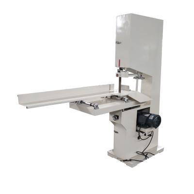 China Cheap price manual small toilet paper roll and kitchen towel band saw cutting machine for start for sale