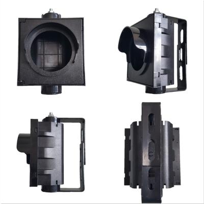 China Flip Door +Integrated Body 100MM Body 1-PC Body Traffic Light Part Plastic Housing Manufacturer for sale