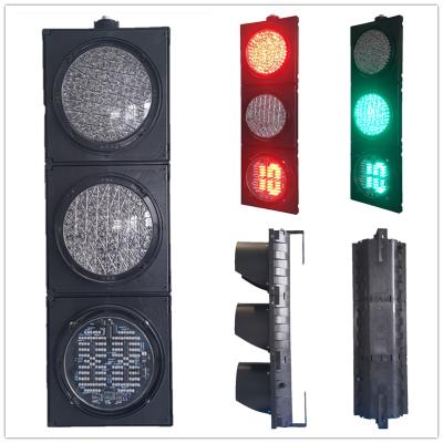 China Flip Door +Detachable Aspect 200MM Cobweb 3-Aspect RG Lenses Ball With Countdown Timer Road Traffic Light Maker for sale