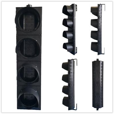 China Flip Door +Detachable Appearance 200MM Housing 4-Aspect Body Part Road Traffic Light Manufacturer for sale