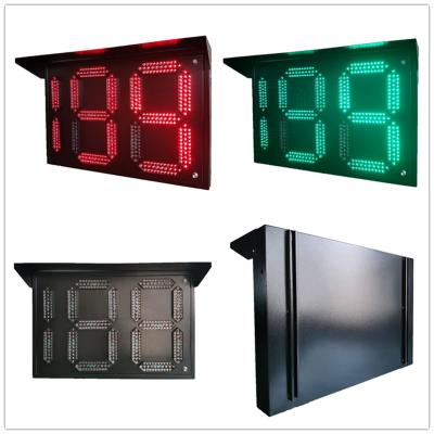 China Flip Door + 2.5-Digit 540MM RG Two-Phase Countdown Timer Road Safety Traffic Light Manufacturer for sale