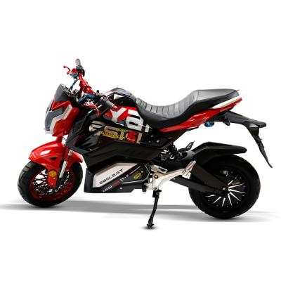 China 1800w Unisex Brushless Motor 80-95km/h High Speed ​​Racing Electric Motorcycles With Lithium Battery for sale