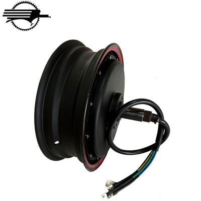 China 2018 New 5000w Waterproof HOT DC Brushless Wheel Hub Motor For Electric Motorcycle / Car for sale