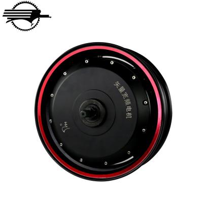 China Waterproof Electric 96V 4KW Brushless DC In Wheel Hub Motor For Electric Motorcycle for sale