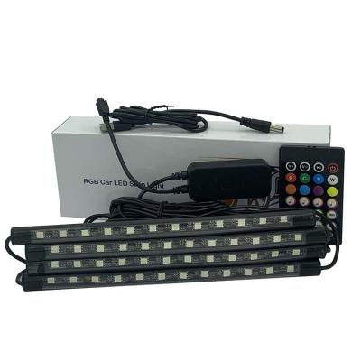 China New arrival indoor waterproof flexible smd 5050 RGB car LED strip light interior for sale