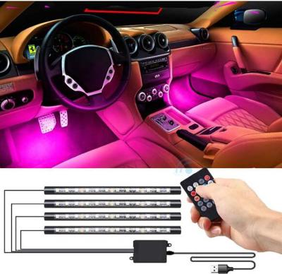 China Hot Sale Indoor Car Led Strips With 24Keys Remote for sale