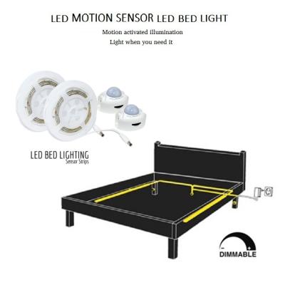 China Motion Sensor Dual Bed Dc12V 3W 3000K Motion Sensor Led Strip Bed Light Kit for sale