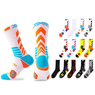 China Wholesale QUICK DRY Customized Cycling Socks Logo Grip% Crew Compression Basketball Running Fancy Unisex Non-slip White Bicycle Cycling Socks for sale