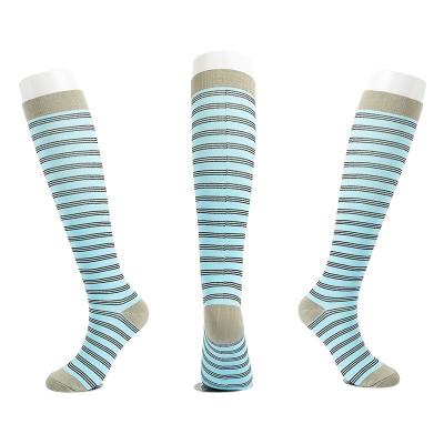 China Breathable Customized Medical Graduated Women Men Copper Compression Socks Sub 20-30mm Mercury Column Horse Socks Copper Compression Socks for sale