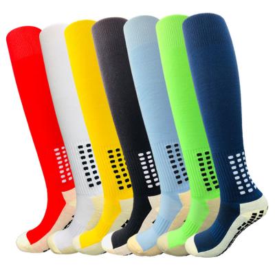 China Breathable Factory Custom Design American Football Adult Non-Slip Socks Logo Grip Soccer Socks Custom Football for sale