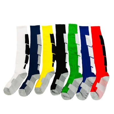 China Breathable Stain Basketball Sports Men Running Thick Non-slip Custom Logo Grip Towel Sports Football Bottom Socks for sale