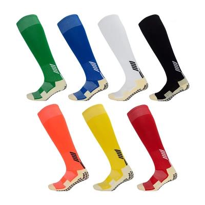 China Price Delivery Men's Small Medium Large Long Knee High Breathable Non-Slip Fast Delivery Soccer Socks, Socks Football, Grip Socks Football for sale