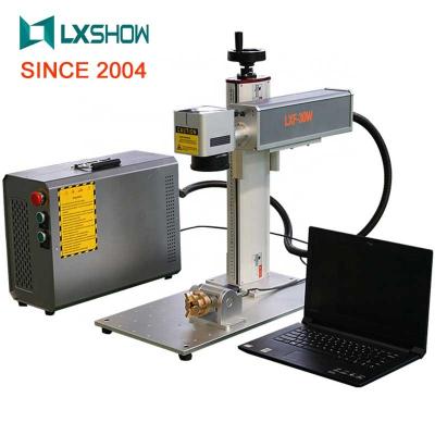 China Portable Handheld Laser Marking Machine 20w 50w 100w Fiber Engraving Machines Price for sale