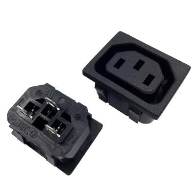 China Home Appliances & Consumer Electronics& Medical Machine JR-121 S-G High Quality China 10A 250V AC Power Three Way Plug Socket Female Connectors Electronic Adapter Plug for sale